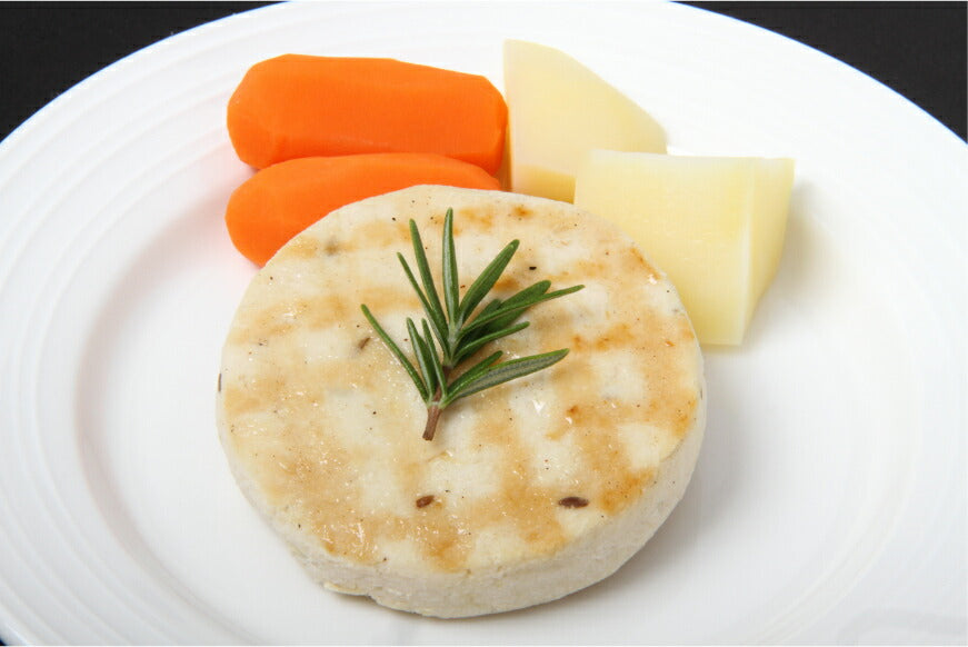 【北の極】犬の手作りごはん・鶏肉とおからのヘルシーハンバーグと温野菜 (犬用/レトルト/トッピング/鶏肉/)【無添加】【国産】