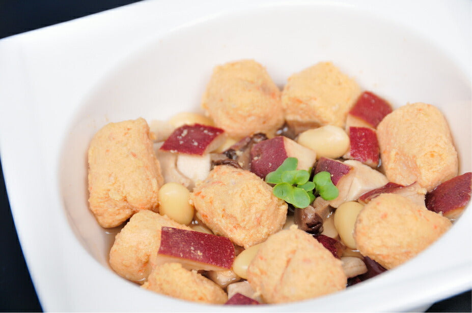 メール便【北の極み】鮭と大豆のつみれ煮 (犬用/レトルト/トッピング/鮭/魚/)【無添加】【国産】