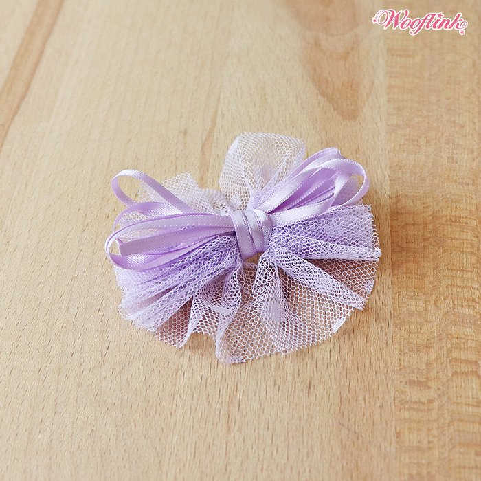 LOVE YOU, I MEAN IT 【WOOFLINK】 ウーフリンク【犬 服 小型犬 セレブ バレッタ アクセサリー フラワー 花 リボン エレガント レース 豪華】【犬服 ブランド】