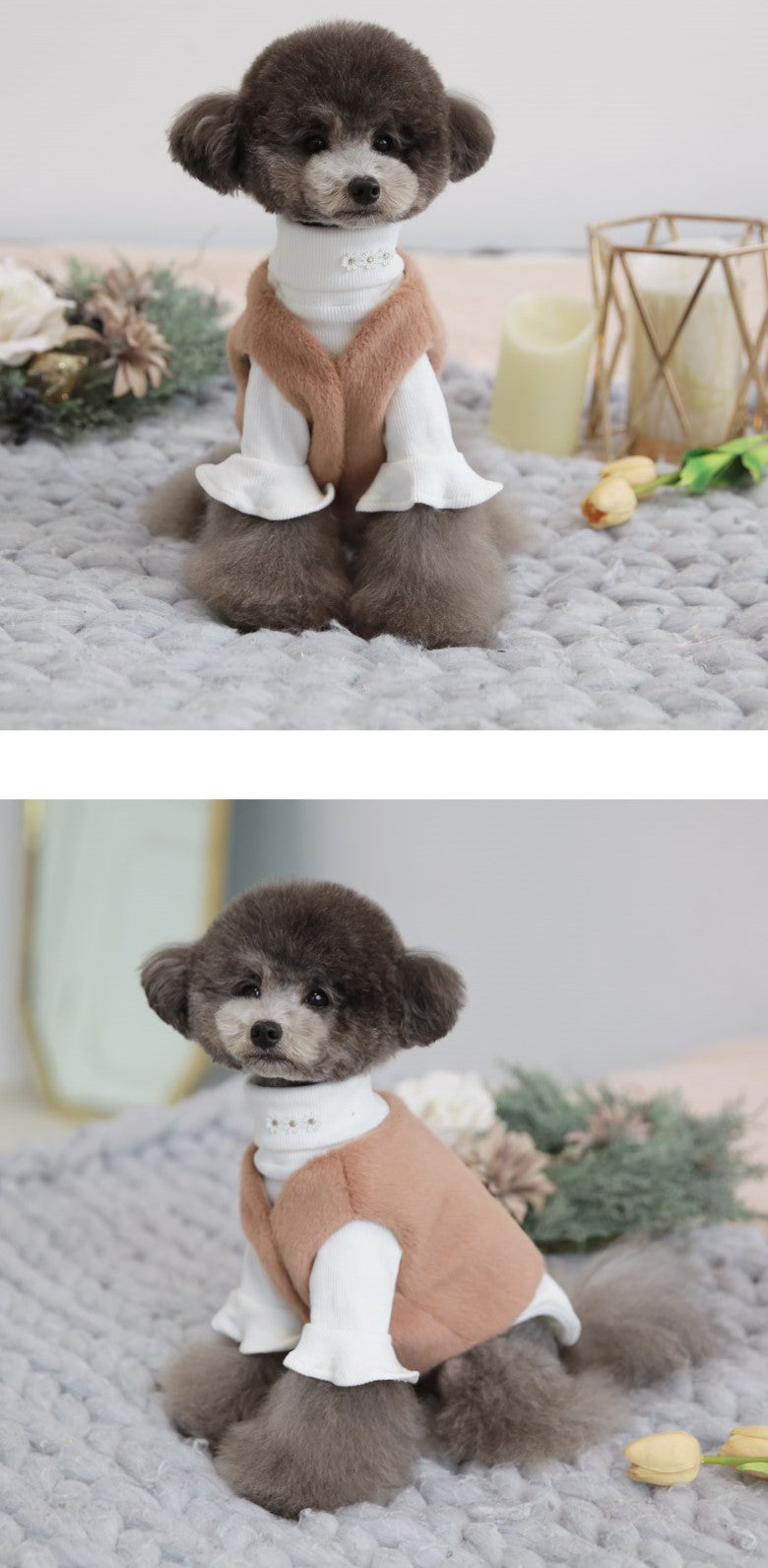 ink fake fur vest/ミンク フェイクファーベスト 【ベスト/ファー/ジャケット/ミンク/上着/3色】