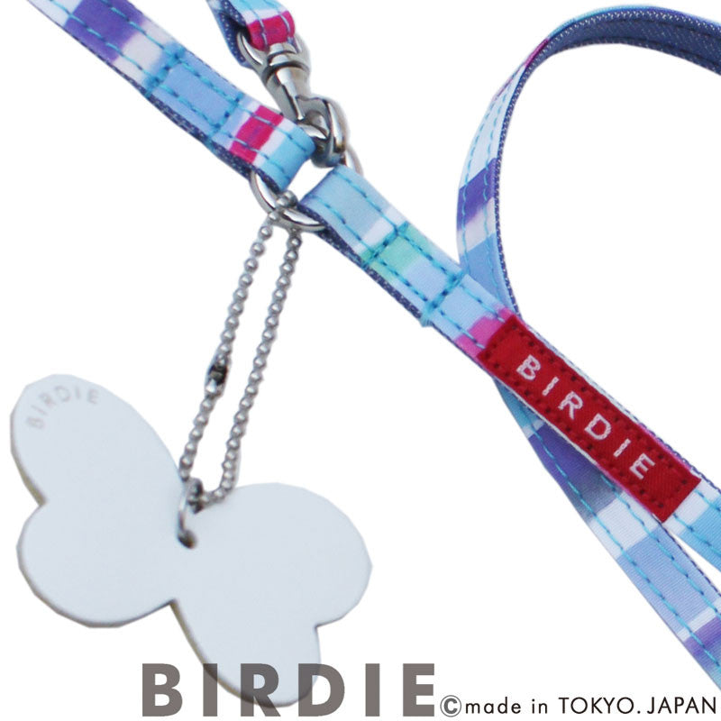 3営業日以内発送!5colorsマルチボーダーリード sizeSS【BIRDIE(バーディ)小型犬用布製カフェタイプリード】