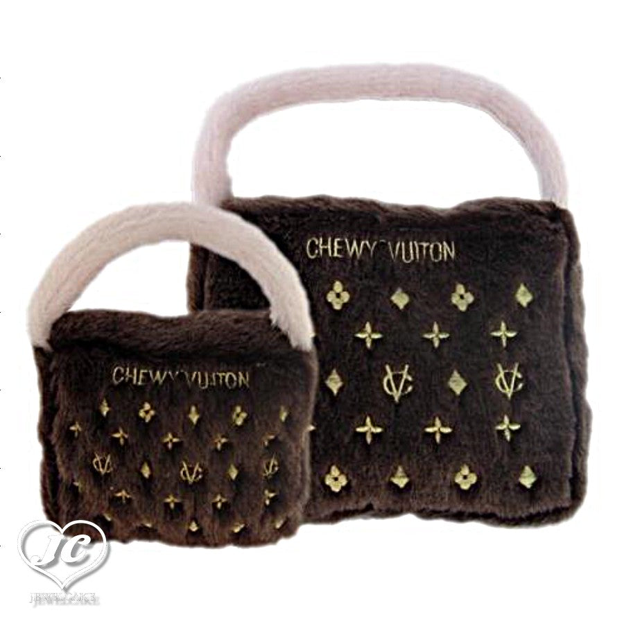 Classic Brown Chewy Vuiton Plush toy Lサイズ ペット用おもちゃ Dog Diggin Designs ぬいぐるみ ペット 犬用品 小型犬 中型犬 インテリア