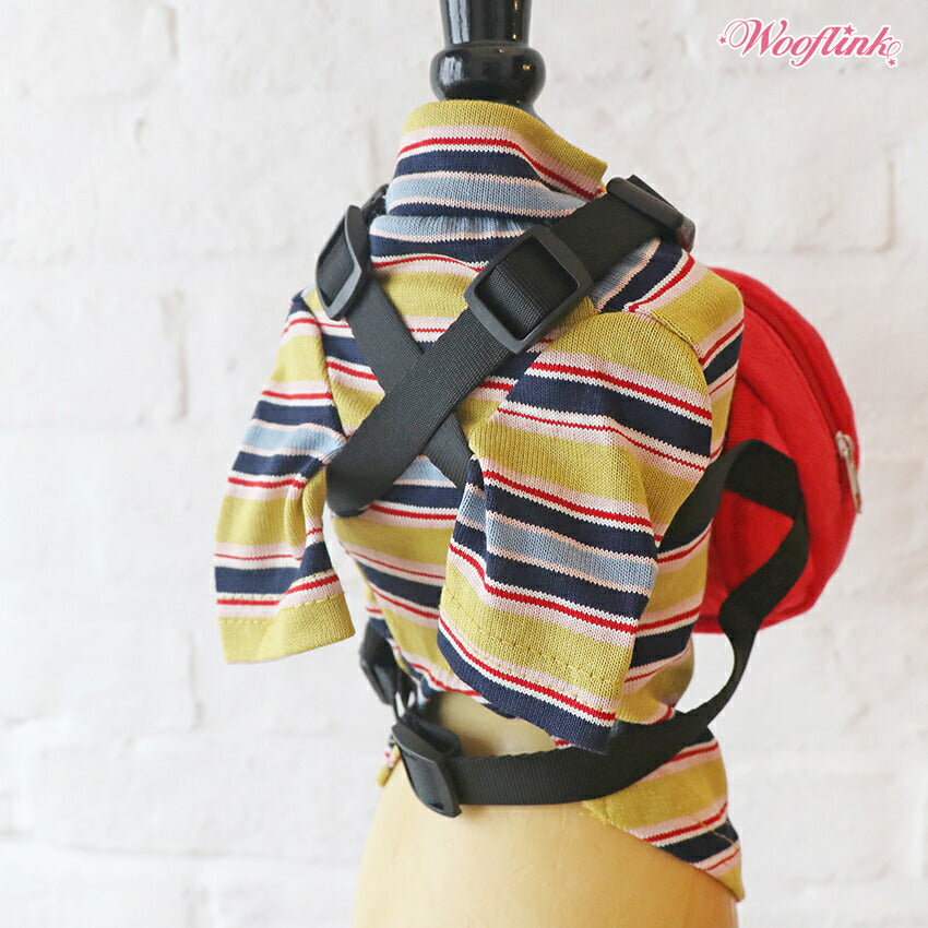 【イエロー】YOU'RE MY HONEY BAG PACK WOOFLINK ワンちゃん用リュック(リュック/バックパック/犬 用)くま/ベア/HONEY