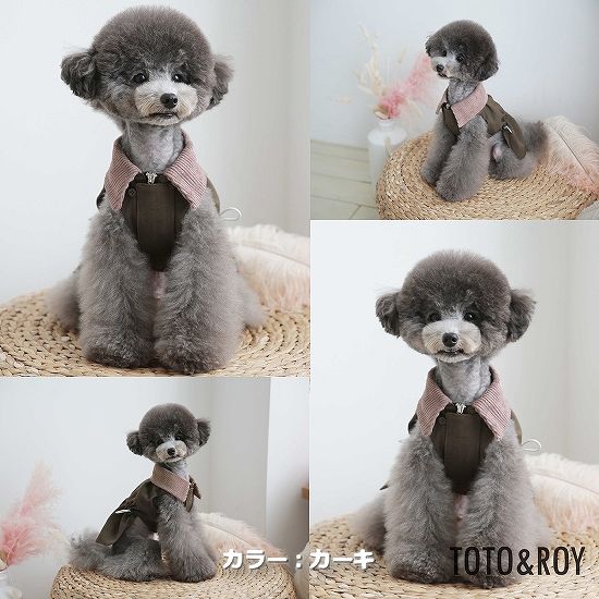 【S~XL】アーバンコーデュロイジャンパー 都会感 秋 コーデュロイ素材 ジャンパー おしゃれ 犬服 ペット・ペットグッズ 犬用品 大型犬 中型犬【犬服 ブランド】