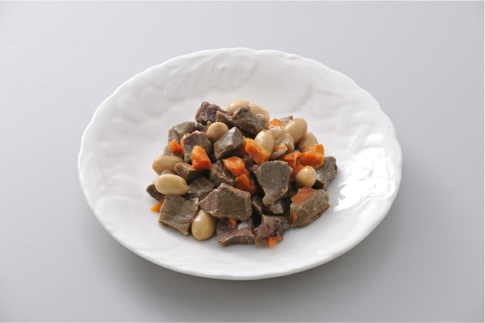 【北の極み】エゾシカとお豆のコトコト煮 (犬用/レトルト/トッピング/鹿肉/)【無添加】【国産】