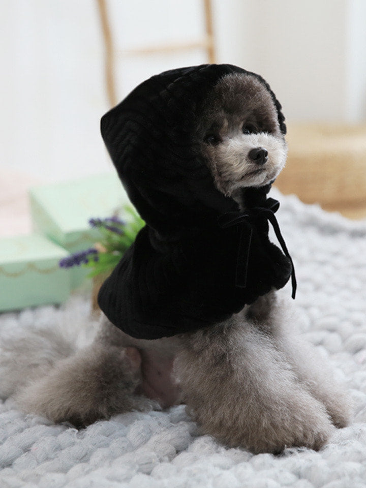 【S~XL】ロハスファーケープTOTO&ROY 防寒 保温 ファー素材 綿素材 犬服 ペット・ペットグッズ 犬用品 小型犬 中型犬 帽子【犬服 ブランド】