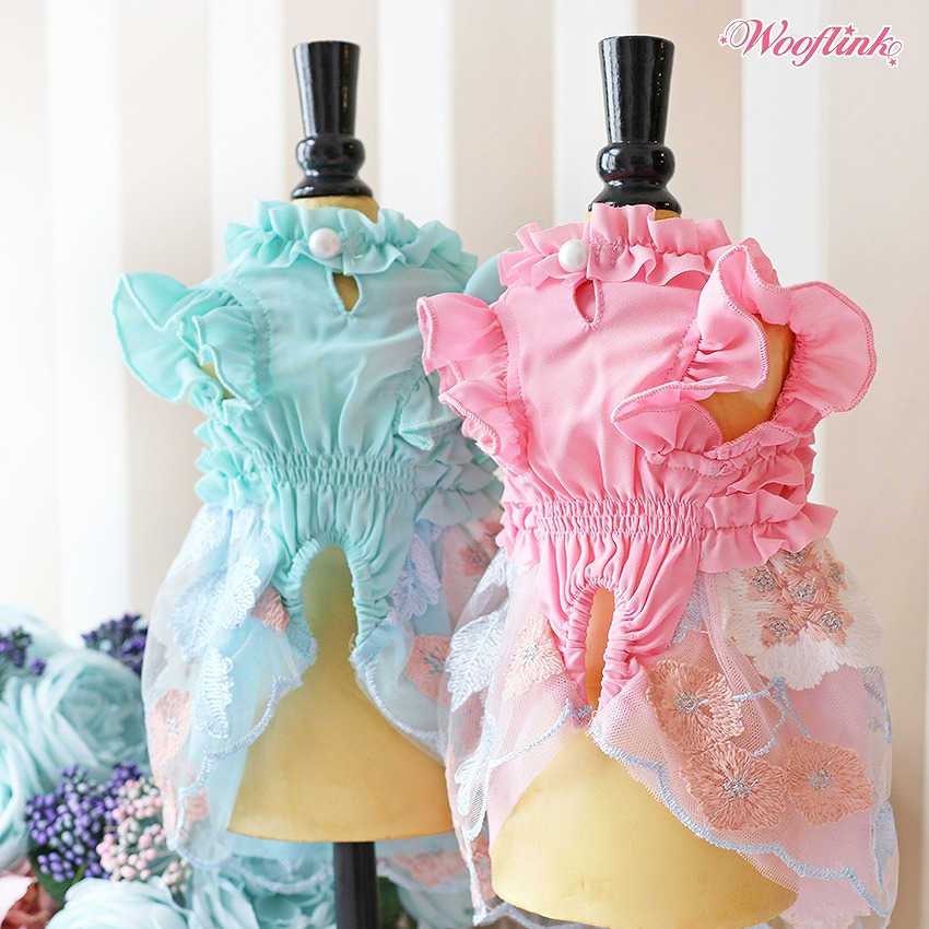 【サイズ:1号】IN MY PARADISE【WOOFLINK】ブルー イン・マイ・パラダイス【犬用品 ドッググッズ 犬服 ドッグウェア 小型犬】