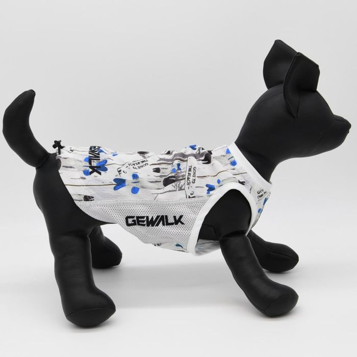【L/ピンク】クーリングタンクトップ GEWALK ジ・ウォーク 触れるとひんやり 速乾性 気化熱により涼しく快適に UPF50+ 紫外線から愛犬を守る 安全性も追求! 犬 犬用品 犬服 ドッグウェア 小型犬 中型犬 大型犬