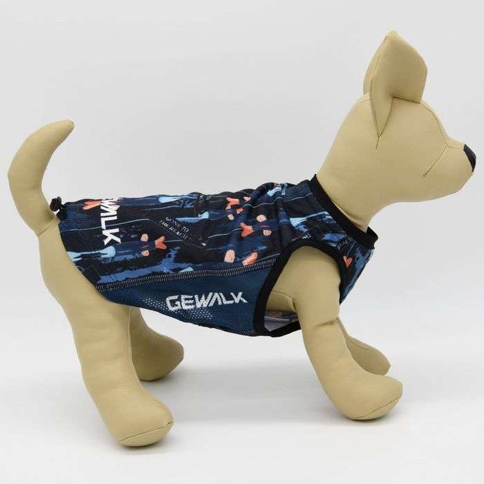 【L/ピンク】クーリングタンクトップ GEWALK ジ・ウォーク 触れるとひんやり 速乾性 気化熱により涼しく快適に UPF50+ 紫外線から愛犬を守る 安全性も追求! 犬 犬用品 犬服 ドッグウェア 小型犬 中型犬 大型犬