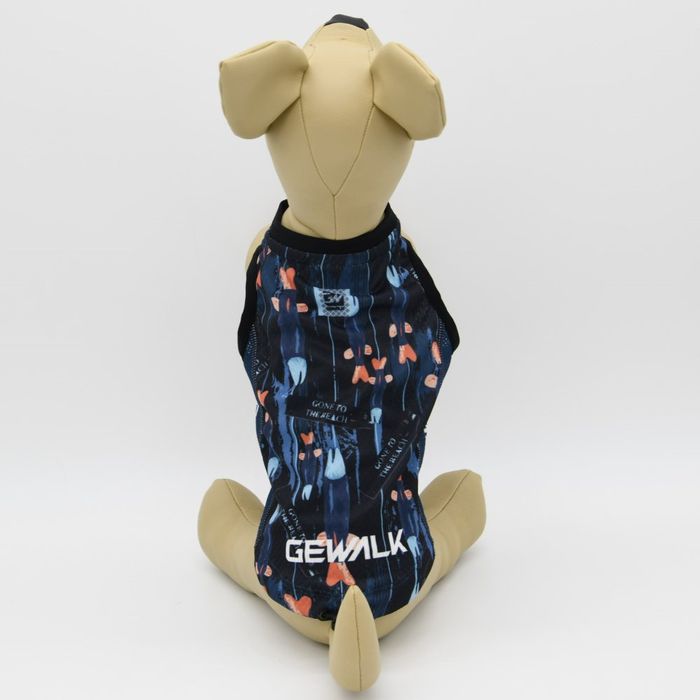 【L/ピンク】クーリングタンクトップ GEWALK ジ・ウォーク 触れるとひんやり 速乾性 気化熱により涼しく快適に UPF50+ 紫外線から愛犬を守る 安全性も追求! 犬 犬用品 犬服 ドッグウェア 小型犬 中型犬 大型犬