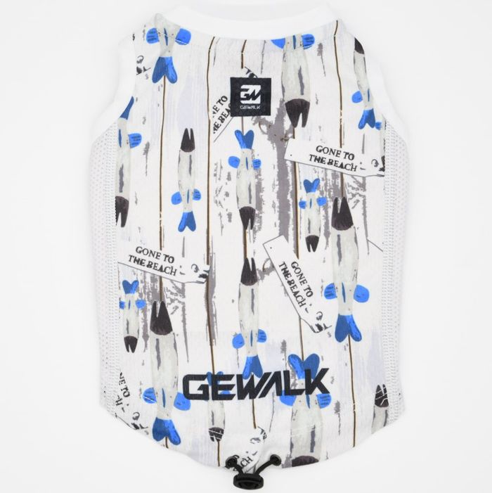 【L/ピンク】クーリングタンクトップ GEWALK ジ・ウォーク 触れるとひんやり 速乾性 気化熱により涼しく快適に UPF50+ 紫外線から愛犬を守る 安全性も追求! 犬 犬用品 犬服 ドッグウェア 小型犬 中型犬 大型犬