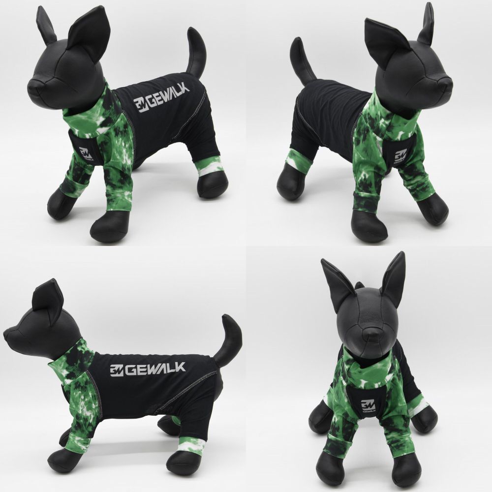 【XL/3XL/パープル】GEWALK 533 マイナス フリージング ロンパース ジ・ウォーク 触れてひんやり 気化熱とキシリトール効果 特殊プリント加工の素材 冷感が持続するアンダーロンパース 犬 犬用品 犬服 ドッグウェア