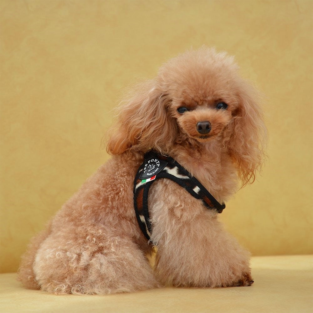 【パンサー/2.5号】Fibbia SYNTHETIC FUR TRE PONTI LTP115 ハーネス (シンプルタイプ) トレポンティ 小型犬ペット・ペットグッズ 犬用品 中型犬【犬服 ブランド】