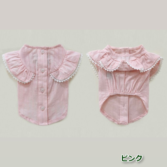 【M/L/XL】Angel Wing Blouseピンク/ブルー/ホワイトエンジェルブラウス TOTO&ROY トトアンドロイ ペット ペット用品 犬用品 小型犬 中型犬 ドッグウェア 犬服