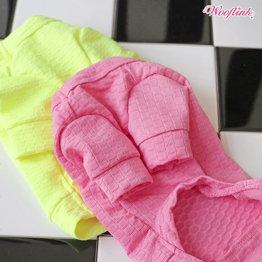 【ピンク/サイズ2】FLUO WOOFLINK ウーフリンク トップス カットソー ファッショニスタ コーデ ペット用品 ペットグッズ 犬用品 犬用 小型犬 中型犬
