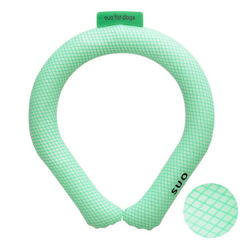 【SUO】[サイズ:S]ボタンなし SUO for dogs 28°ICE_COOL RING（スオ 28°アイスクールリング）＜全10色＞　SUO　スオ　暑さ対策　28℃で凍る　冷えすぎない　ひんやり感持続　繰り返し使える　犬　ペット用品　犬用品　小型犬　中型犬　大型犬