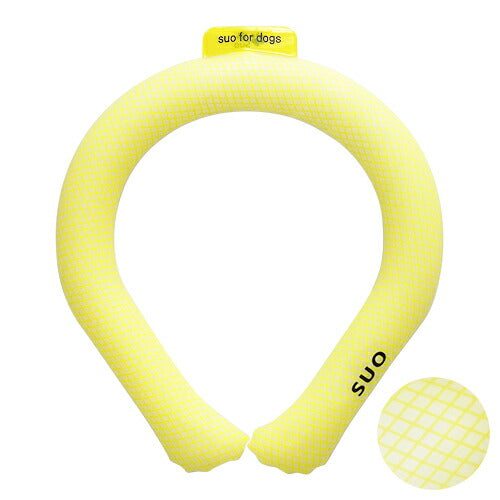 【SUO】[サイズ:S]ボタンなし SUO for dogs 28°ICE_COOL RING（スオ 28°アイスクールリング）＜全10色＞　SUO　スオ　暑さ対策　28℃で凍る　冷えすぎない　ひんやり感持続　繰り返し使える　犬　ペット用品　犬用品　小型犬　中型犬　大型犬