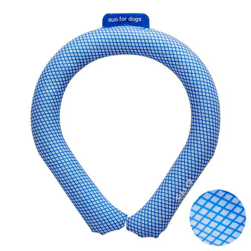 【SUO】[サイズ:S]ボタンなし SUO for dogs 28°ICE_COOL RING（スオ 28°アイスクールリング）＜全10色＞　SUO　スオ　暑さ対策　28℃で凍る　冷えすぎない　ひんやり感持続　繰り返し使える　犬　ペット用品　犬用品　小型犬　中型犬　大型犬