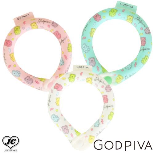 ３営業日以内発送[サイズ:XSB～LB]SUO 28° リング BEAR JELLY ボタン付き　GODPIVA　ゴッドピヴァ　GODPIVA × SUO コラボ　パステルカラーを基調としたグミのくま柄　犬　服　ドッグウェア　犬用品　犬用　小型犬　中型犬