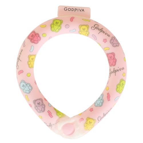 ３営業日以内発送[サイズ:XSB～LB]SUO 28° リング BEAR JELLY ボタン付き　GODPIVA　ゴッドピヴァ　GODPIVA × SUO コラボ　パステルカラーを基調としたグミのくま柄　犬　服　ドッグウェア　犬用品　犬用　小型犬　中型犬