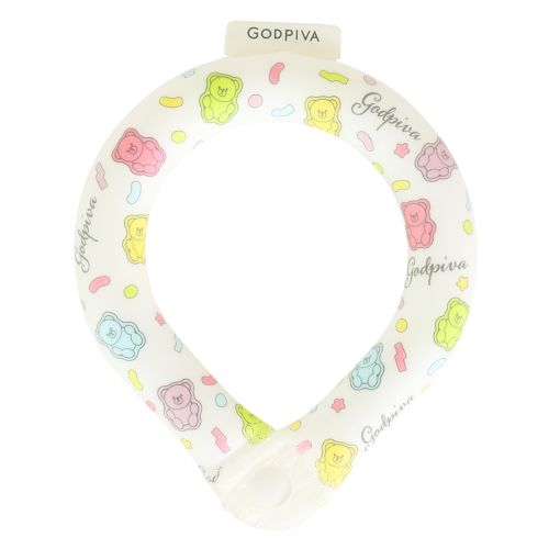 ３営業日以内発送[サイズ:XSB～LB]SUO 28° リング BEAR JELLY ボタン付き　GODPIVA　ゴッドピヴァ　GODPIVA × SUO コラボ　パステルカラーを基調としたグミのくま柄　犬　服　ドッグウェア　犬用品　犬用　小型犬　中型犬