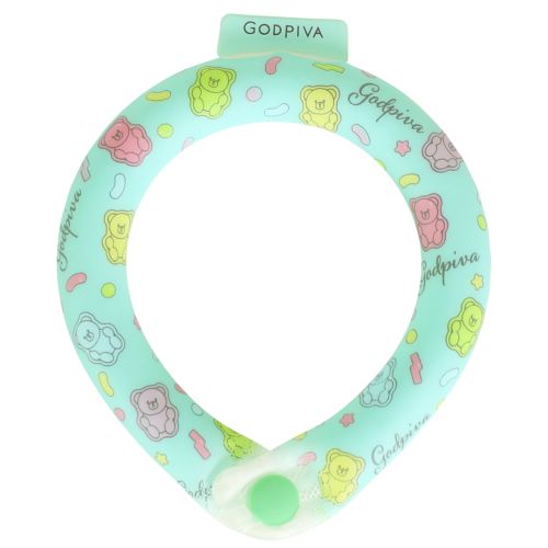３営業日以内発送[サイズ:XSB～LB]SUO 28° リング BEAR JELLY ボタン付き　GODPIVA　ゴッドピヴァ　GODPIVA × SUO コラボ　パステルカラーを基調としたグミのくま柄　犬　服　ドッグウェア　犬用品　犬用　小型犬　中型犬