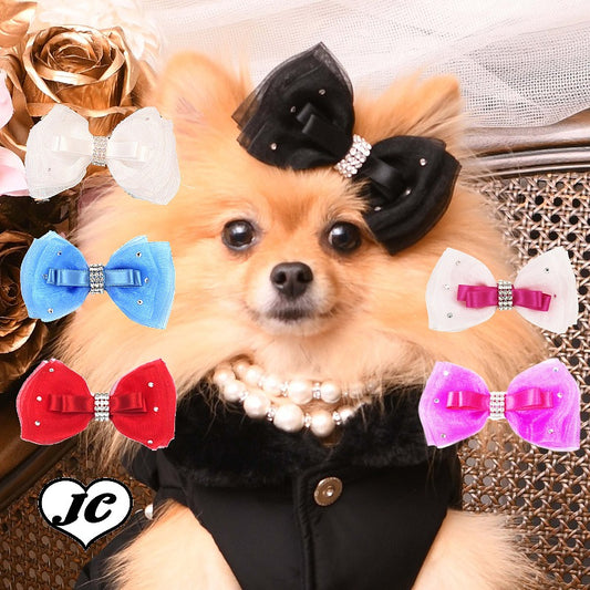 LUXEBIRDIE LB9425　ボヌールバレッタ　リュクスバーディ　犬服　ドッグウェア　アクセサリー　小型犬　日本製　かわいい　写真映え