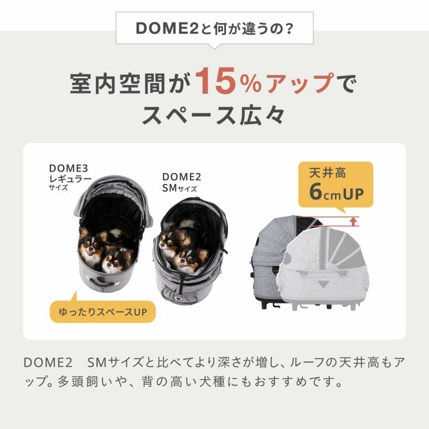 ドーム3 コット単品（R） 在庫ありは3営業日以内発送★【レギュラーサイズ】エアバギー ドーム3 コット単品 AIRBUGGY DOME3 COT REGULAR　レギュラーサイズ　[ドッグカート ペットキャリー]