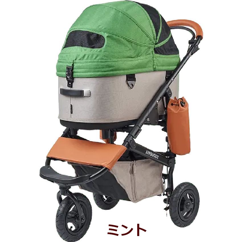 【ラージサイズ】在庫ありは3営業日以内発送★予約受付中　エアバギー ドーム3 ブレーキモデルセット AIRBUGGY DOME3 SET LARGE　ラージサイズ　16カラーバリエーション　[柴犬 20kg 多頭 イタグレ ダックス コーギー フレブル ドッグカート ペットキャリー]