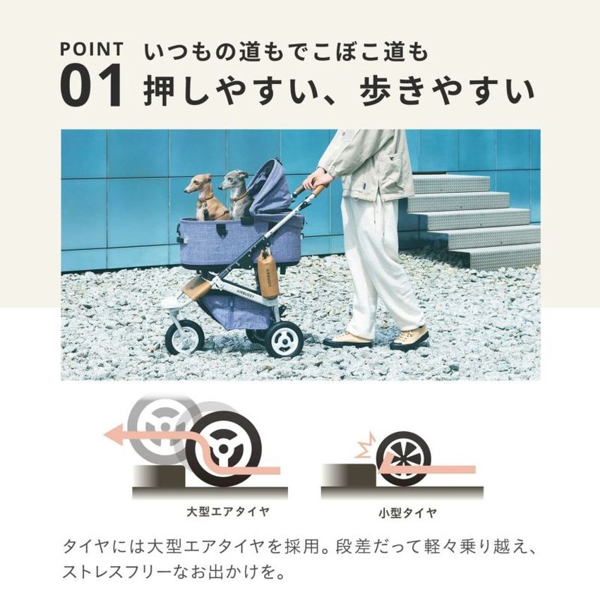 【ディムグレー】ﾚｷﾞｭﾗｰ＆ﾗｰｼﾞ　エアバギー ドーム3 プレミア 　DIM GREY　数量限定 [2年保証 耐荷重12kg 耐荷重20kg 最新モデル スペシャルエディション ドッグカート ペットキャリー ペットカート 犬 カート DOME3 Rサイズ Lサイズ AIRBUGGY グレー]