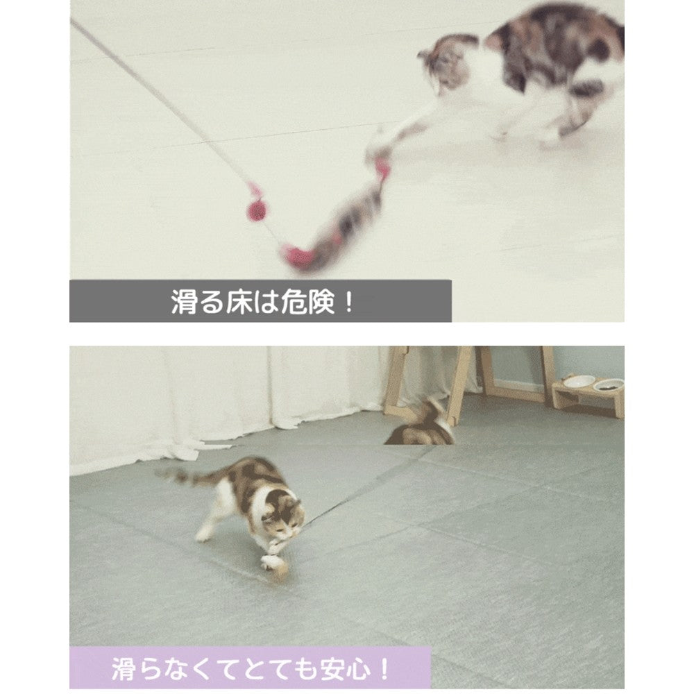 [140*60cm]【猫ちゃん用マット】引っかきに強いペット専用防水クッションマット　折りたたみタイプ［厚み7mm］　dfang　ディパン　パテラ予防　100%防水　衛生的　安全　猫専用　プレミアムマット　猫　ペット用品　猫用品　クッション　マット　カーペット