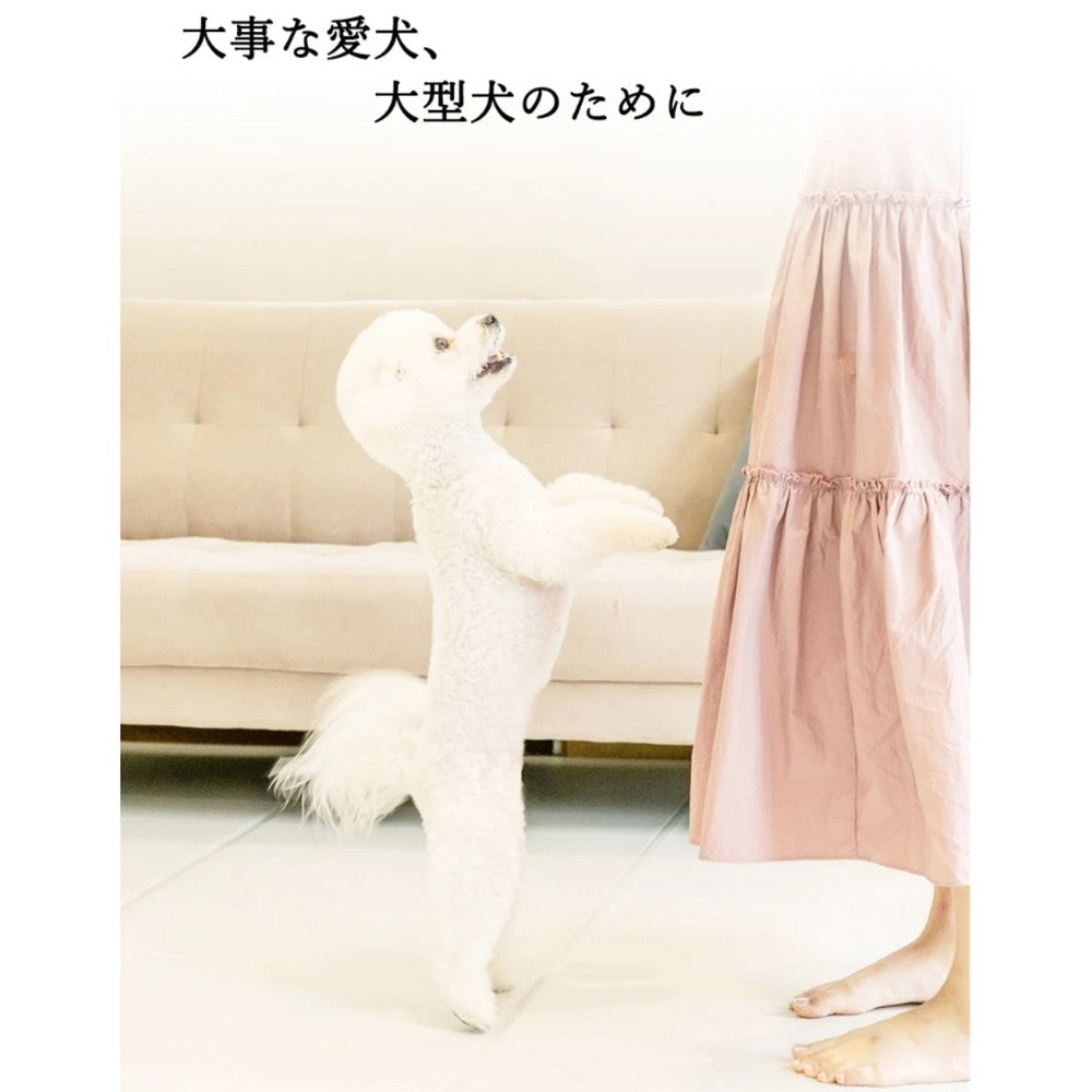 [140*120cm]引っかきに強いペット専用防水クッションマット　折りたたみタイプ［厚み7mm］　dfang　ディパン　膝蓋骨脱臼予防　100%防水　衛生的　安全　犬専用　プレミアムマット　犬　ペット用品　犬用品　クッション　マット　カーペット　小型犬　中型犬　大型犬