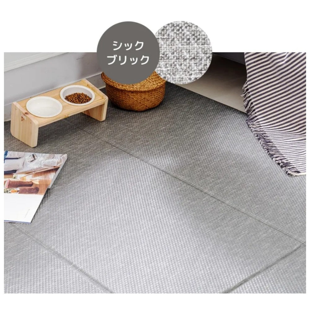 [140*600cm]引っかきに強いペット専用防水クッションマット　折りたたみタイプ［厚み7mm］　dfang　ディパン　膝蓋骨脱臼予防　100%防水　衛生的　安全　犬専用　プレミアムマット　犬　ペット用品　犬用品　クッション　マット　カーペット　小型犬　中型犬　大型犬