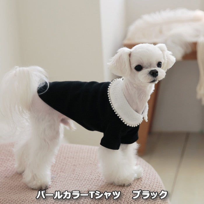 【コーラル/XL】TOTO&ROY　パールカラーTシャツ　春物　Tシャツ　犬服　ペット・ペットグッズ　犬用品　小型犬　中型犬
