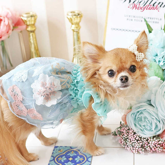【サイズ:1号】IN MY PARADISE【WOOFLINK】ブルー　イン・マイ・パラダイス【犬用品　ドッググッズ　犬服　ドッグウェア　小型犬】