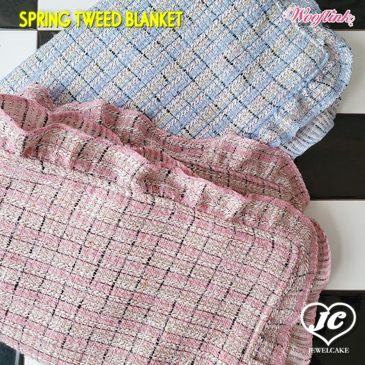【SPRING TWEED BLANKET】WOOFLINK　ウーフリンク　多目的　贅沢　ツイード　ペット用品　ペットグッズ　犬用品　犬用　ベッド　マット　毛布　小型犬　中型犬