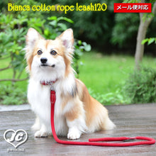 画像をギャラリービューアに読み込む, 【ダヴィンチ】Bianca cotton rope leash120【size:S】
